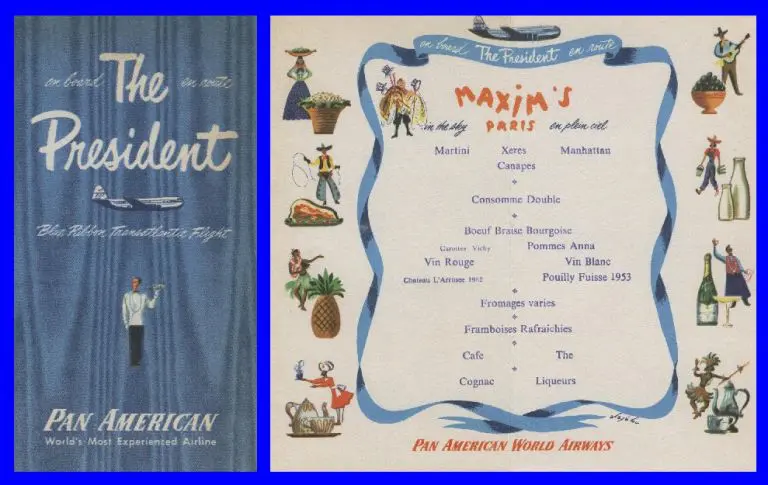 TBT: This Is How Amazing First Class Airplane Food Used To Be 23 1461340899-syn-hbu-1461186842-1950s-b377-blue-cover-waiter-combo