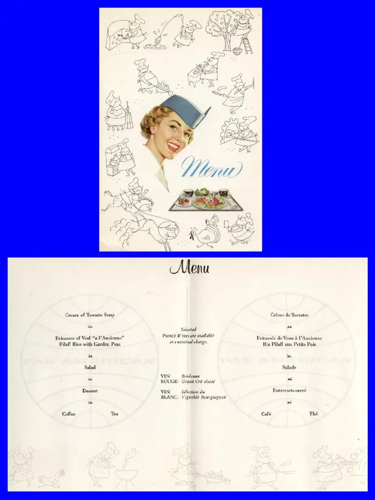 TBT: This Is How Amazing First Class Airplane Food Used To Be 26 1461340903-syn-hbu-1461272801-1960s-fa-face-menu