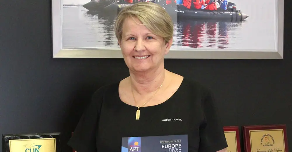 Bicton Travel owner named godmother of APT's newest ship