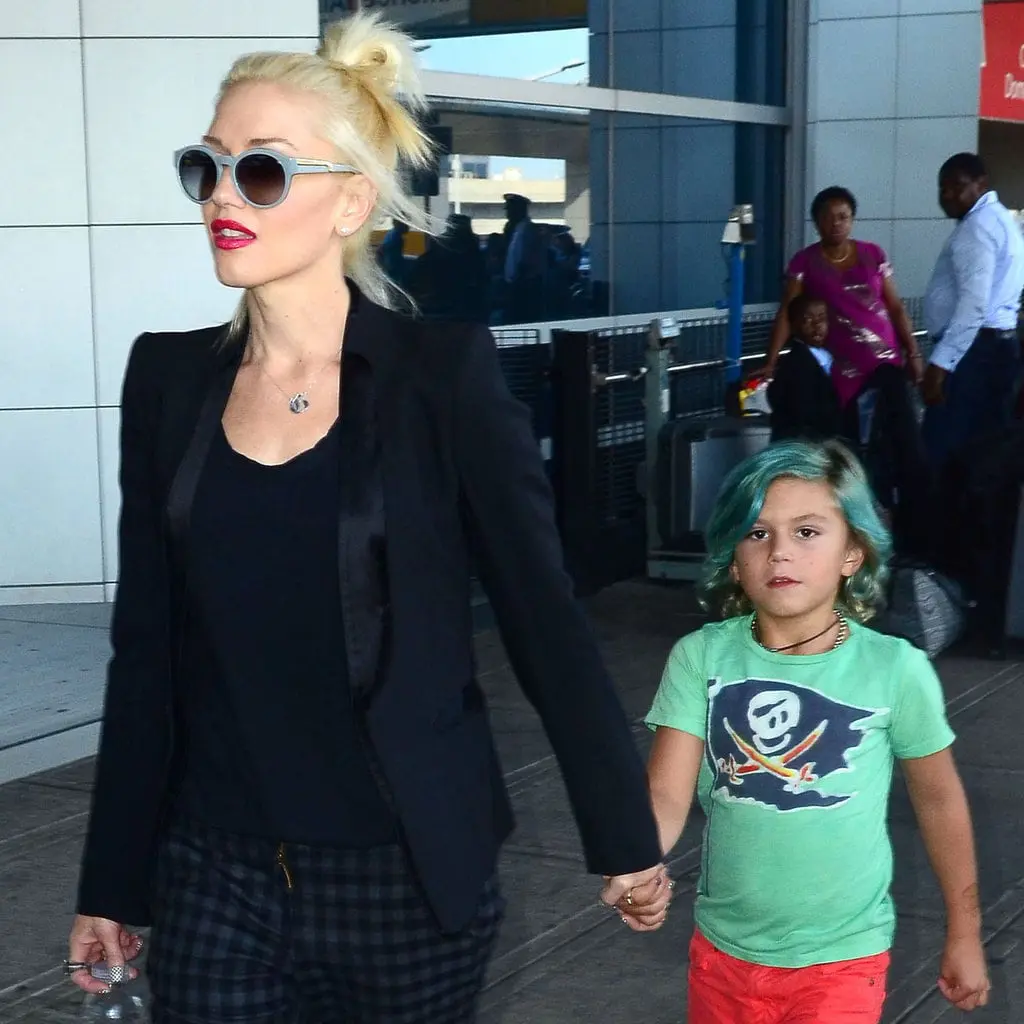 British Airways names the best dressed celebrities 29 Gwen-Stefani-Kingston-Airport