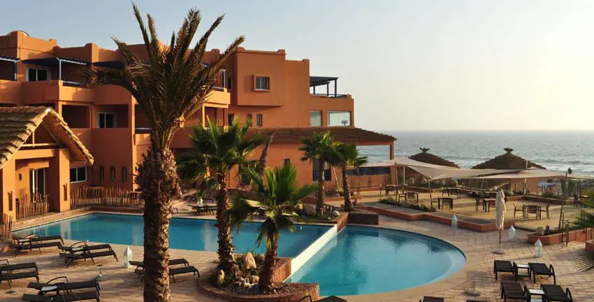 5 Fabulous Wellness Breaks for the Super-Mums 18 Paradis-Plage_pool-view-evening