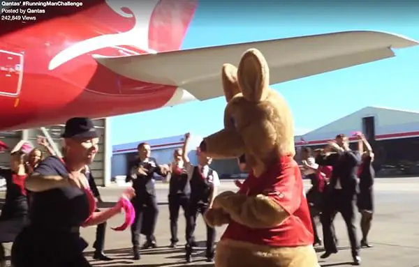 Challenge accepted! Qantas busts a move for Air New Zealand 16 Qantas 5