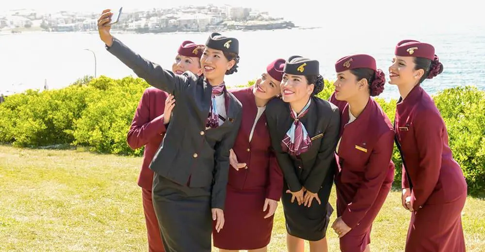 Qatar flight attendants