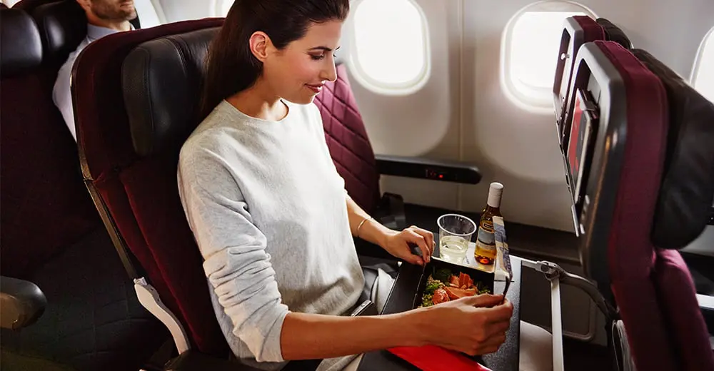 Qantas spices up domestic economy meals