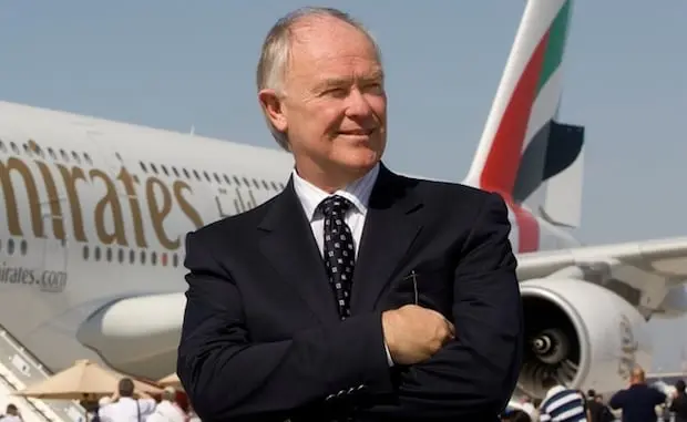 Tim Clark President of Emirates – Credit Emirates