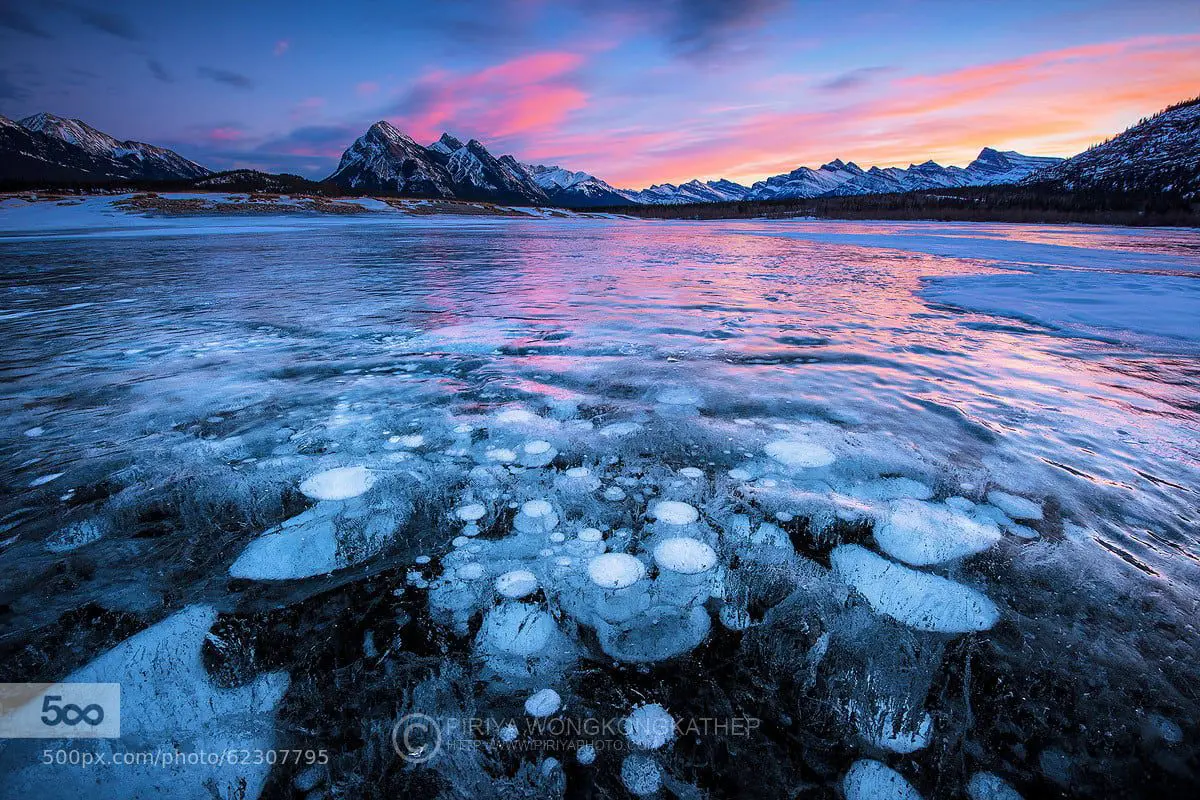 Abraham Lake, Alberta, Canada