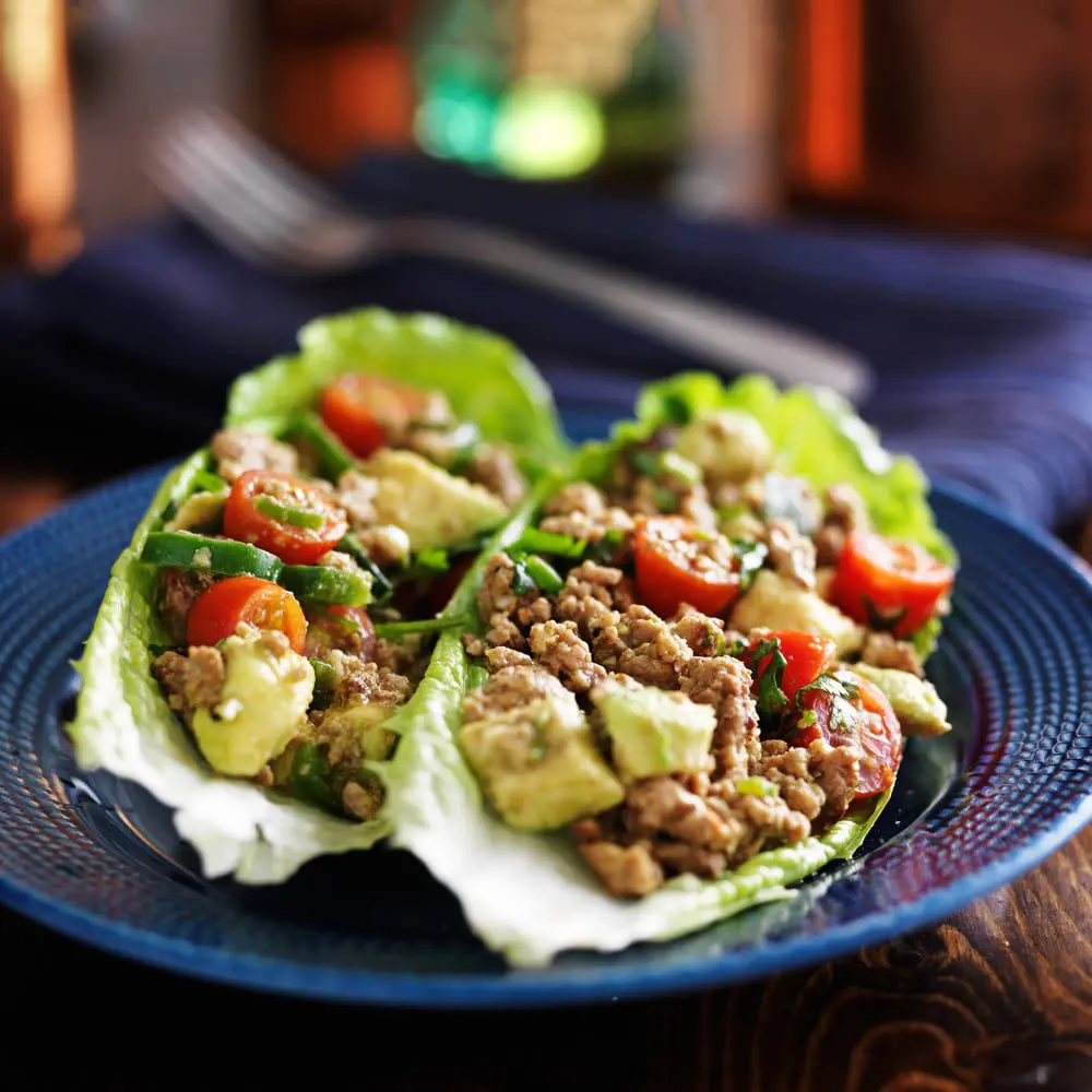 Low-carb lunch the key to all-day energy at work 12 Taco lettuce wraps