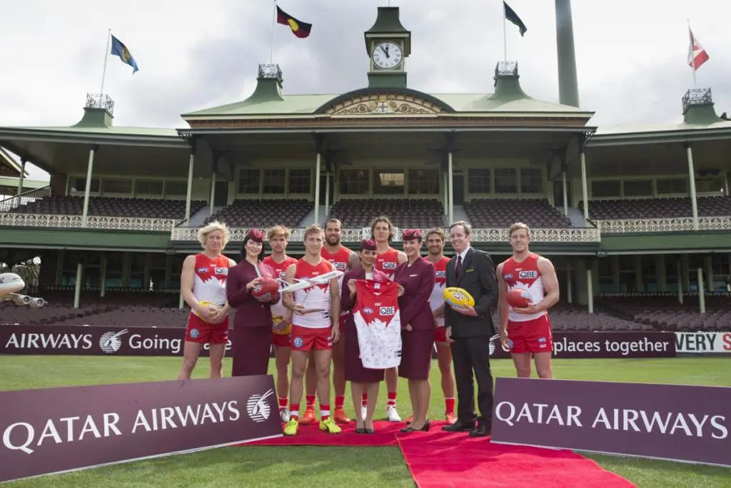 Qatar Airways joins Emirates & Etihad in Australian sports
