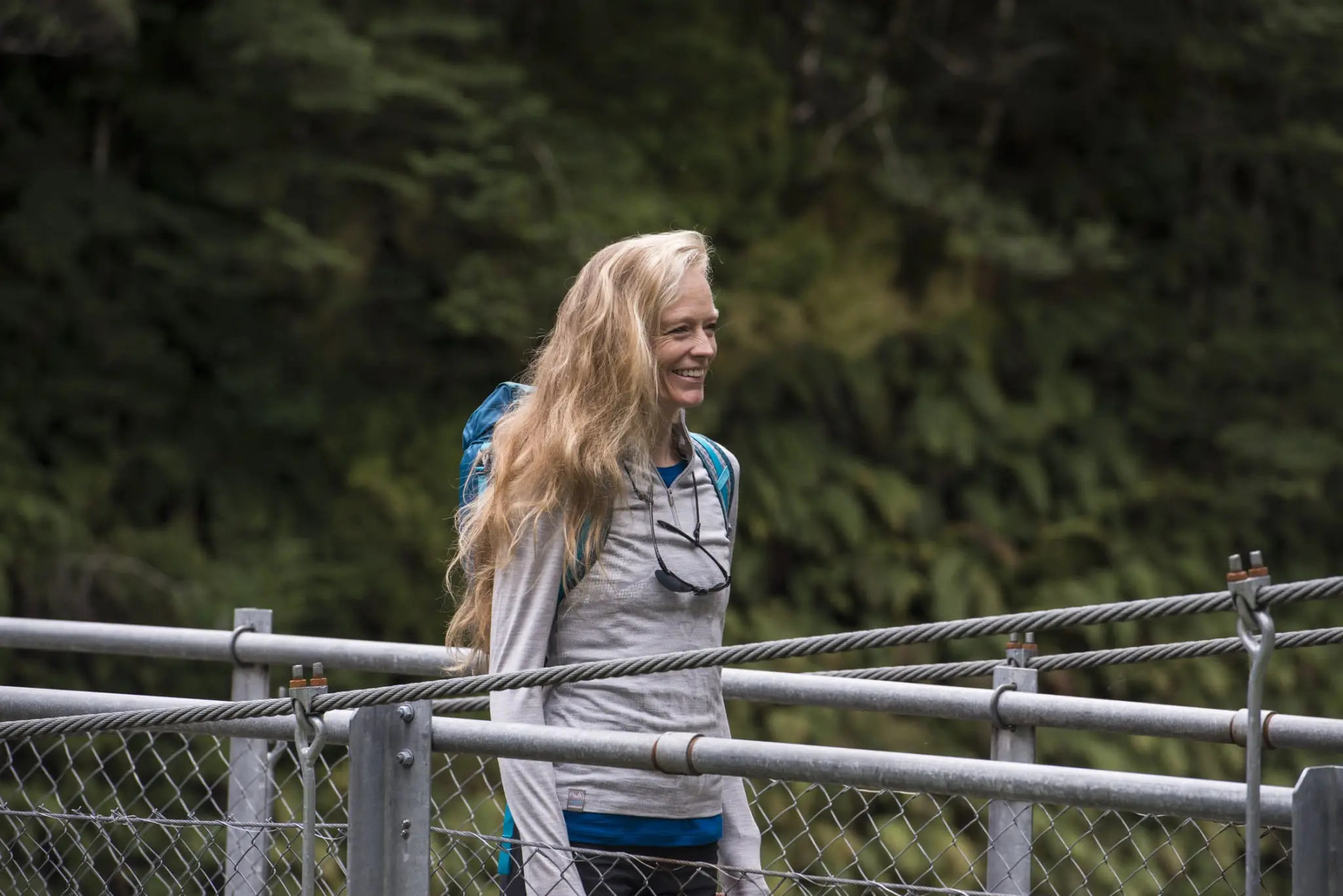 James Cameron on what to do & how to live like a local in New Zealand 23 pr0333-suzy-amis-cameron-on-the-routeburn-track-credit-alistair-guthrie