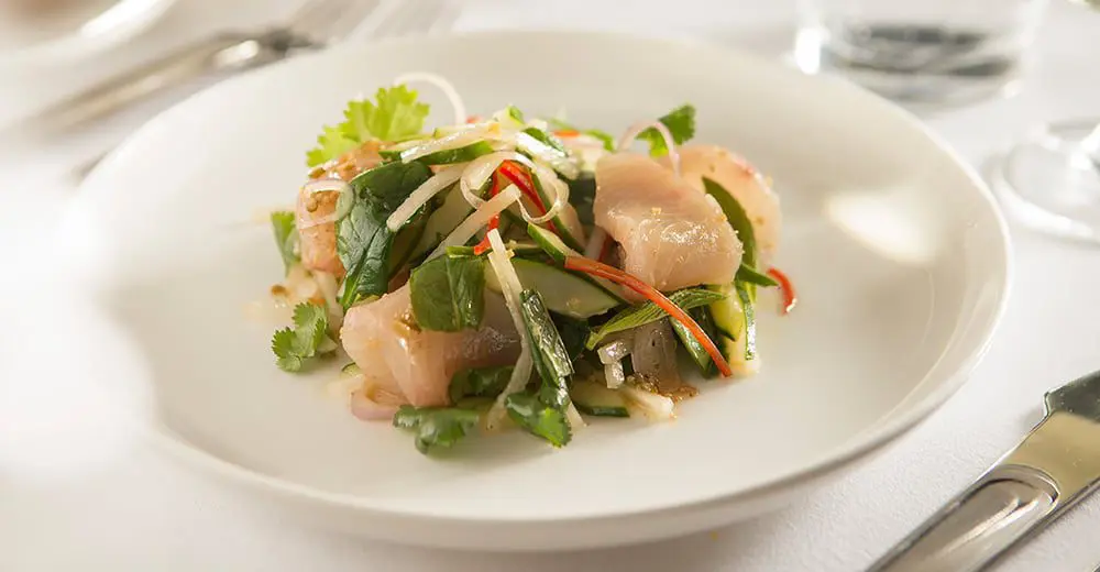 Qantas is using fresh produce for new Spring menu