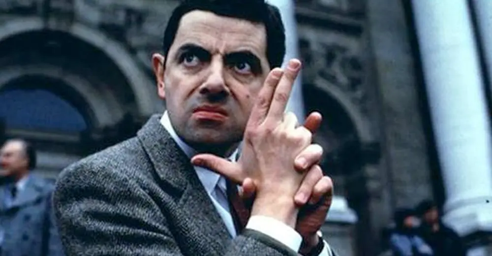 mr bean finger gun