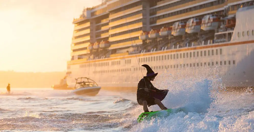 Witches, capes and broomsticks: Carnival Cruise Lines' Halloween spectacle