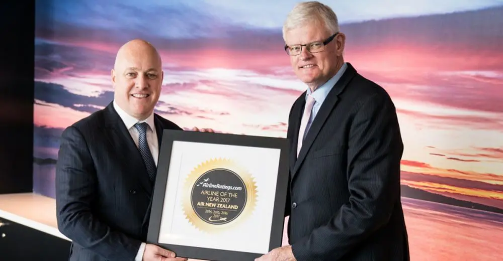 Air New Zealand comes out at number one... again!
