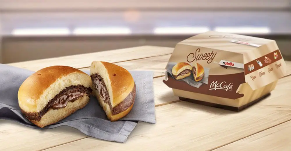 McDonald's Italy puts the Nutella burger on the menu