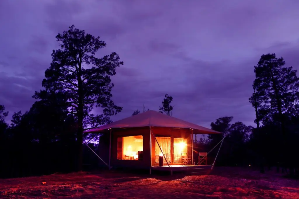 New Guest Experiences at Wilpena Pound Resort 8 ikara-safari-tent-dusk-large