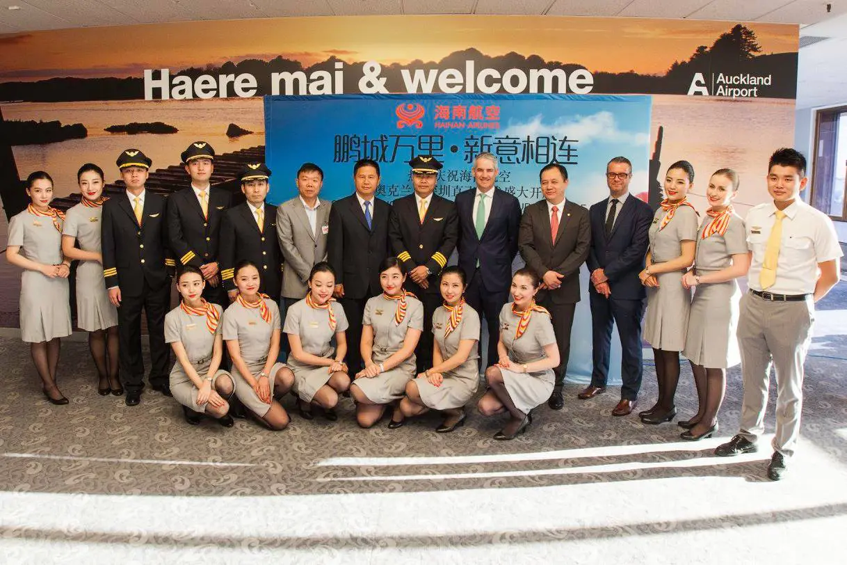 Hainan Airlines to Auckland