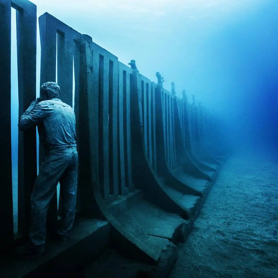 An underwater museum has opened in Europe & it's a little creepy 2 16105828_864810073555461_3478774221521032524_n