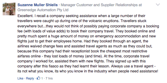 Here's what other Travel Agents had to say about that viral video 63 Screen Shot 2017-01-17 at 3.41.58 PM