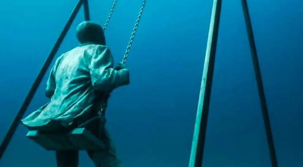 An underwater museum has opened in Europe & it's a little creepy