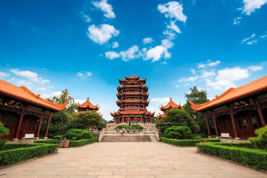 chinese wuhan yellow crane tower
