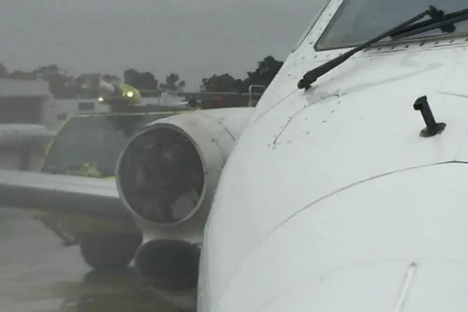 Rex grounds some planes after last week's propeller incident 1 Image: Airline Secrets/Facebook
