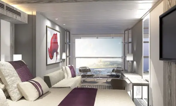 Celebrity Cruises' new ship has a 'Magic Carpet' - it's a whole new world of cruising! 15 Edge Stateroom