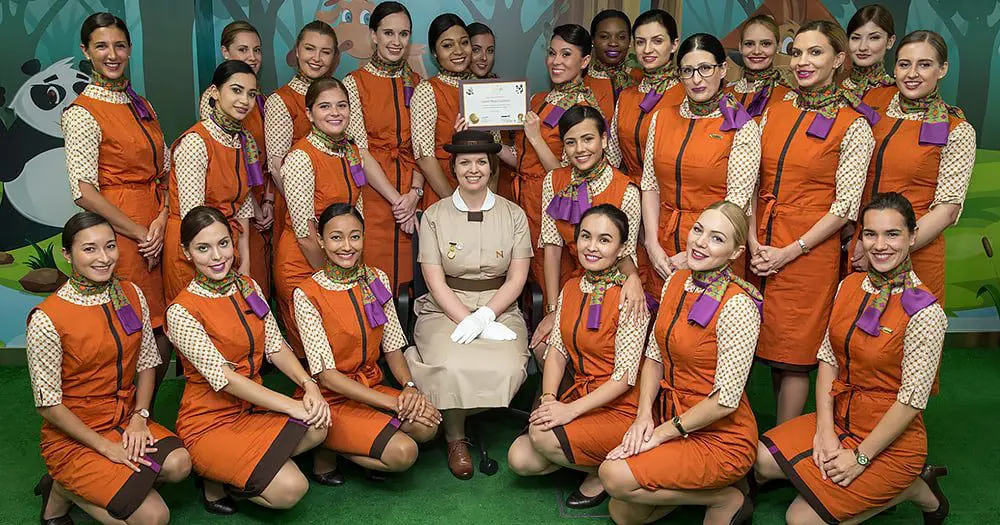 Etihad Airways celebrate 2000th flying nanny in the sky