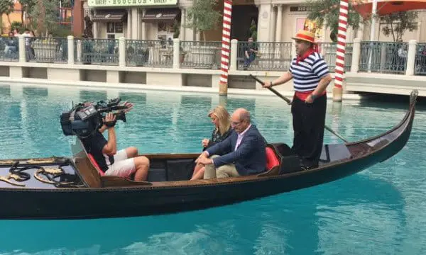 Sunrise hits up Vegas with Flight Centre & Brand USA 8 Gondela