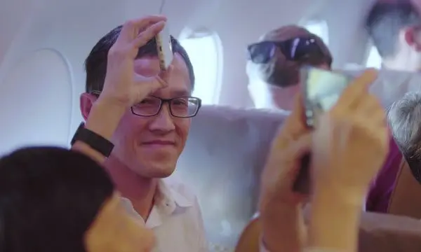 Singapore Airlines had a mini orchestra playing on a flight from Perth 20 Singapore Airlines Orchestra Day