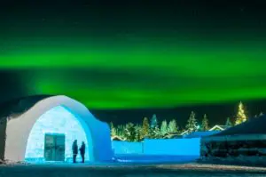 This is the world's coolest hotel - Literally 7 The Icehotel - Aurora Borealis