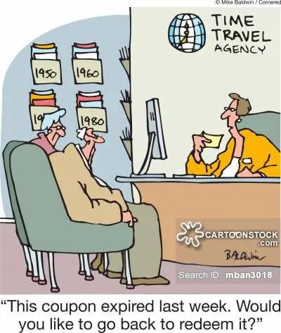 These travel agent cartoons are going to make you chuckle 36 'This coupon expired last week. Would you like to go back to redeem it?'