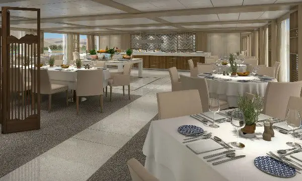 Step onboard Viking Ra - a Scandinavian ship in Egypt 16 Viking Ra Restaurant