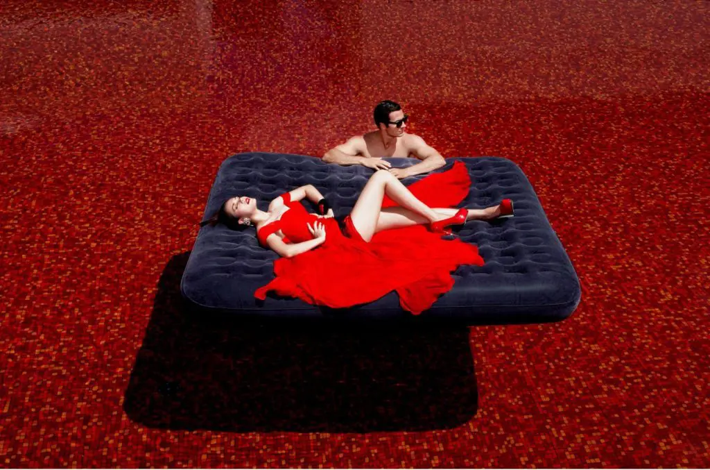 This Thai resort has a red pool and it's bloody brilliant