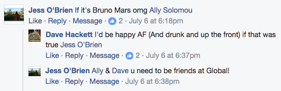 Flight Centre employees really want these celebrities at Global Gathering 91 Screen Shot 2017-07-10 at 9.09.16 AM