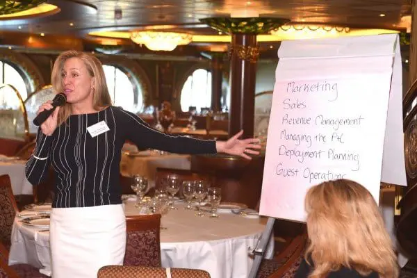 Jennifer Vandekreeke presenting Carnival Spirit 27JUL17 2