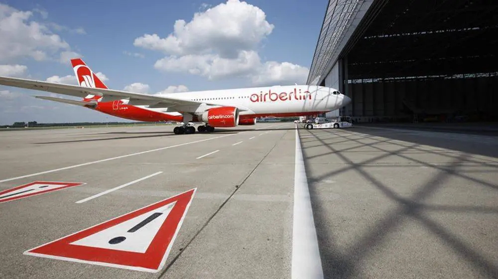 The ONLY 5-star airline in Europe is... Hint: there's a flapping bird on the plane tale 12 Image: airberlin/Facebook