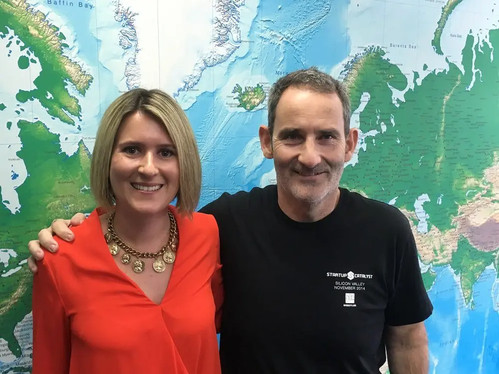 FROM 'TIME' TO PITCHING IN THE SHARK TANK 12 Lisa with Shark, Steve Baxter.