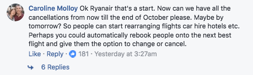 RYANAIR BOSS ADMITS MASS CANCELLATIONS ARE "CLEARLY A MESS" 28 Screen Shot 2017-09-18 at 9.17.02 AM