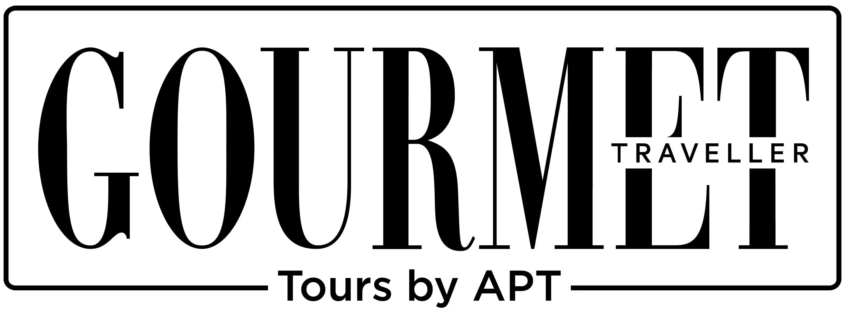 Taste your way through Europe with the folks at Gourmet Traveller magazine! 16 2017 Gourmet logo Black with APT e1512512785385