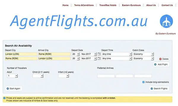 A new online airfare website launched & Agents can make commission on it 8 Agent flights