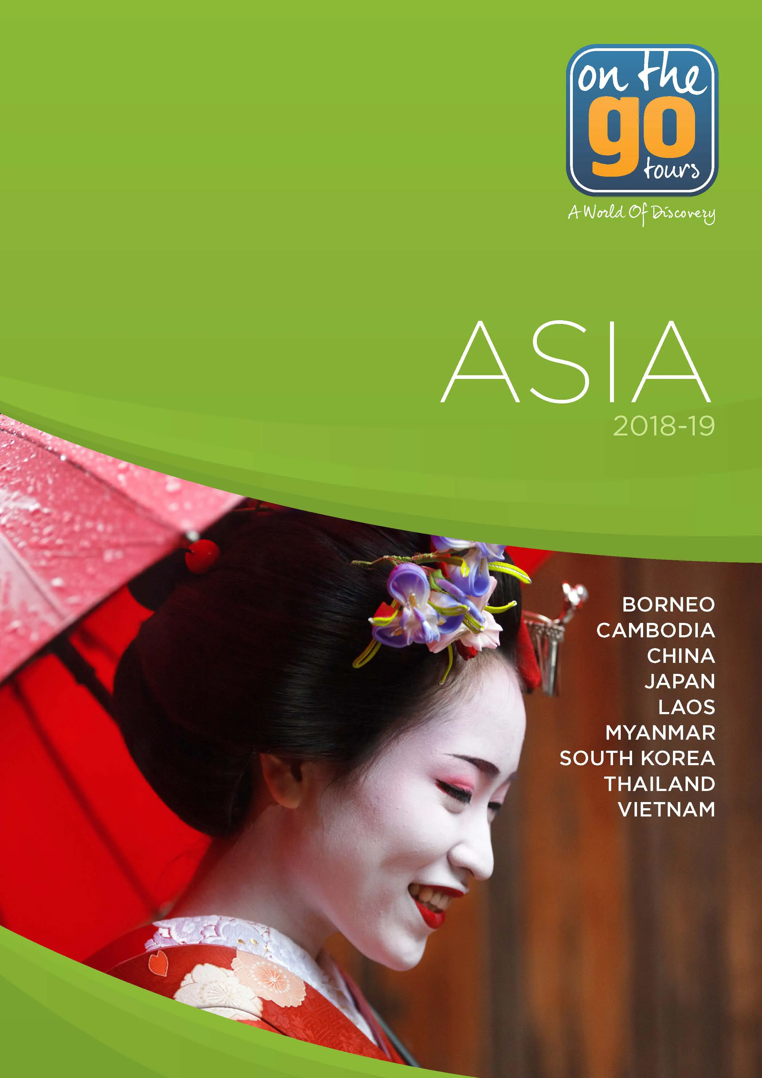 New India extension tours, additional TTC training & more travel news 23 On The Go Tours_Asia 2018-19 cover