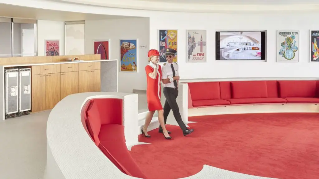 Travel back to the 60s in JFK's retro hotel 14 TWA Lounge, Retro Red