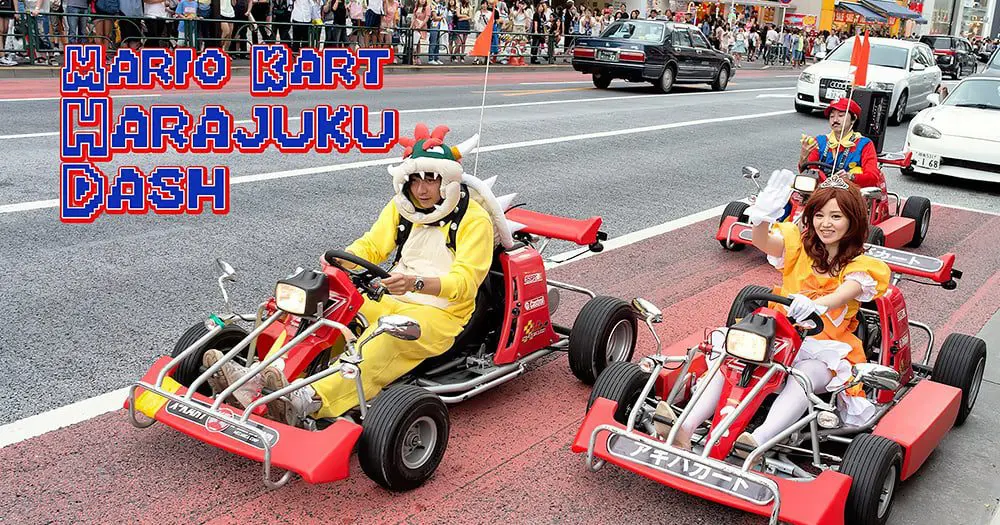 Did you know you can Race Mario Karts through the streets of Tokyo?