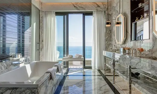 Go inside the $45,865 a night hotel room dedicated to Princess Grace 12 Monte Carlo Princess Grace Suite Bathroom