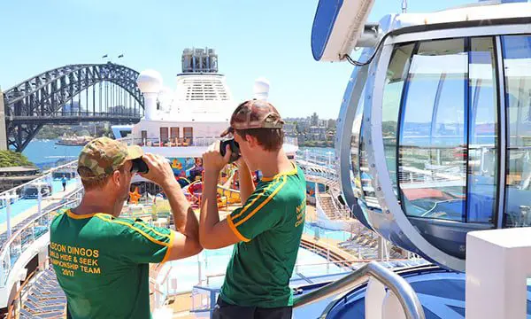 Royal Caribbean hosts Australia's 'Biggest Game of Hide & Seek' & you're invited 5 Royal Caribbean Ovation of the Seas Hide & Seek