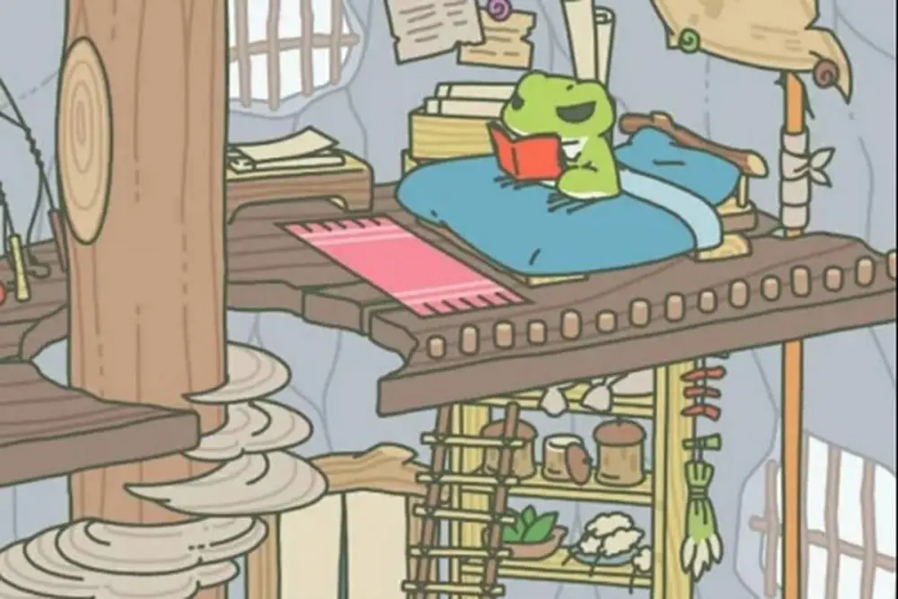 Travelling frog persuades Chinese to get packing for Japan