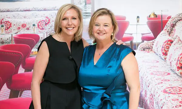 Uniworld reveals a new ship, cruises & itineraries 21 Ellen Bettridge and Fiona Dalton last night.