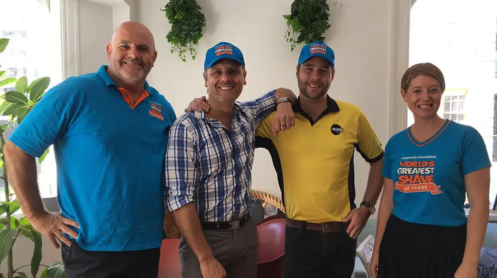 World's Greatest Shave visits KARRYON