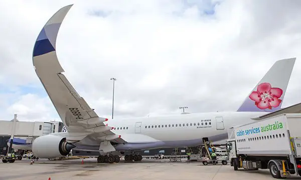 China Airlines A350 in Melbourne 3