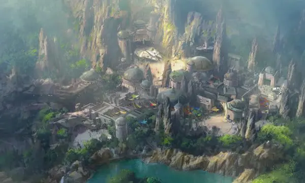 WOW: Disney has released a drone view of Star Wars land as it's being built. 8 Untitled-14